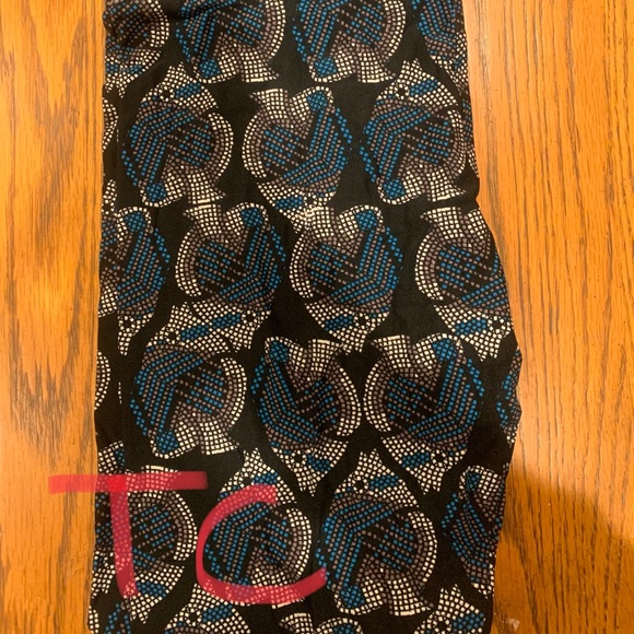 LULAROE FISH MOSAIC LEGGINGS (TC) - UNICORN - Picture 2 of 2